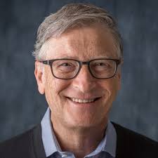 A headshot of Bill Gates smiling.